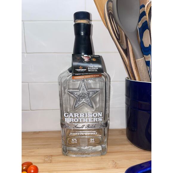 EMPTY Garrison Brothers SMALL BATCH Bourbon Whiskey Bottle 750ml - Picture 2 of 7